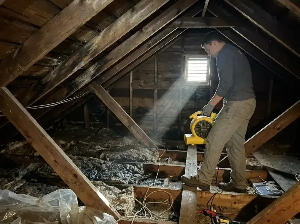 attic-water-damage-drying-proc-007 — frequently asked questions, Emergency Water Extraction & 24/7 Flood Response in Payette…